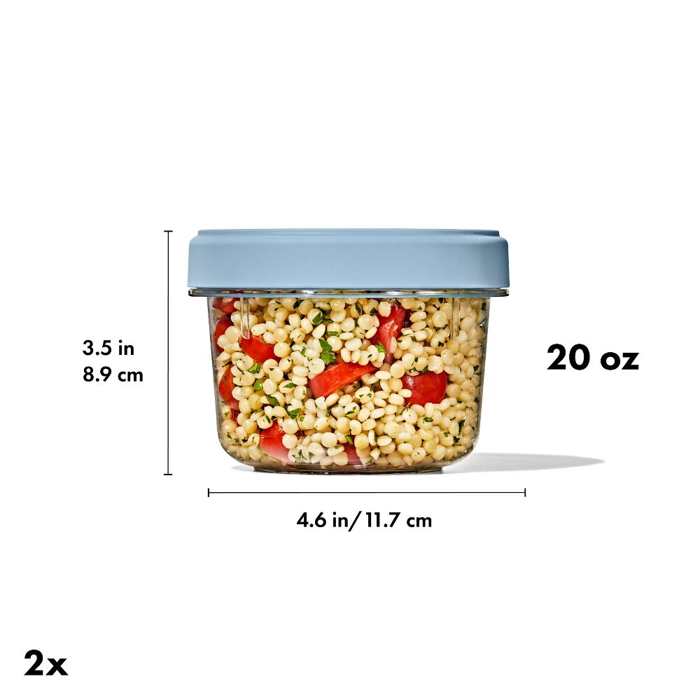 Twist & Stack Container (20 oz) – 2-Pack V8