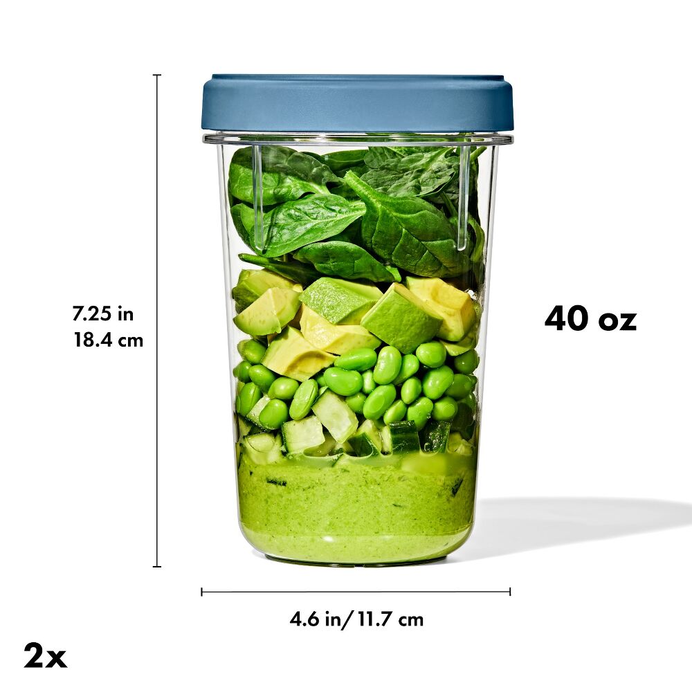 Twist & Stack Container (40 oz) - 2-Pack X1