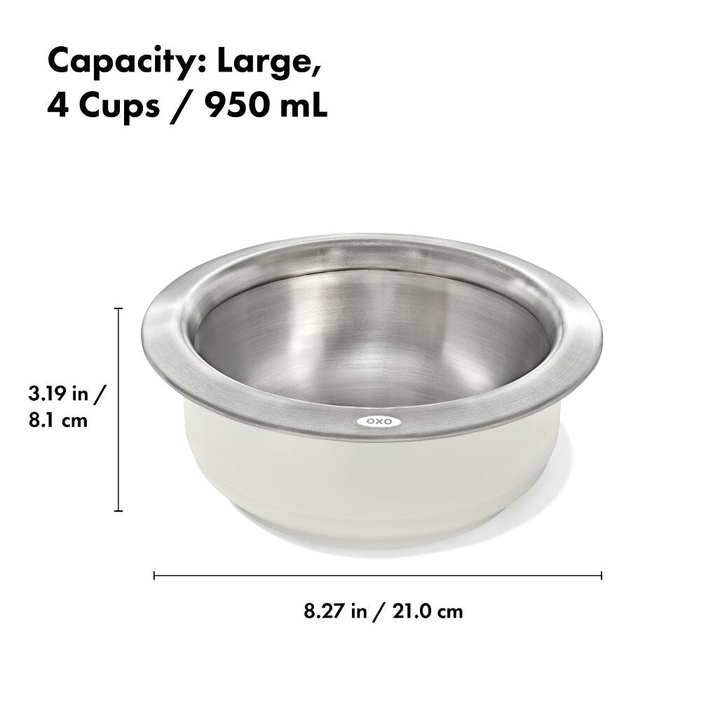 OXO Pet Nonslip Bowl - Large, 4 Cups / 950 mL X4