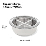 OXO Pet Easy-Clean Slow Feeder - Large, 4 Cups/950 ml F8