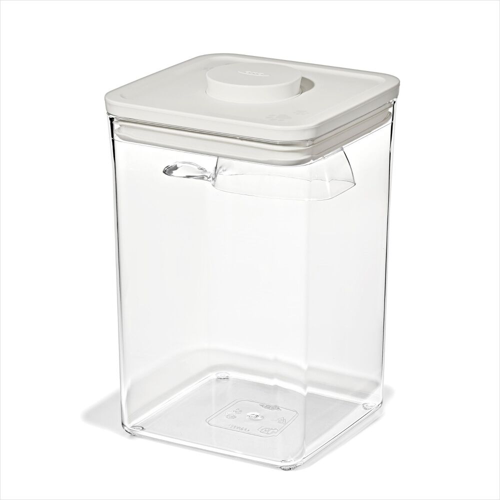 OXO Pet POP Container with Scoop — Big Square Medium — 4.4 Qt/4.2 L M6