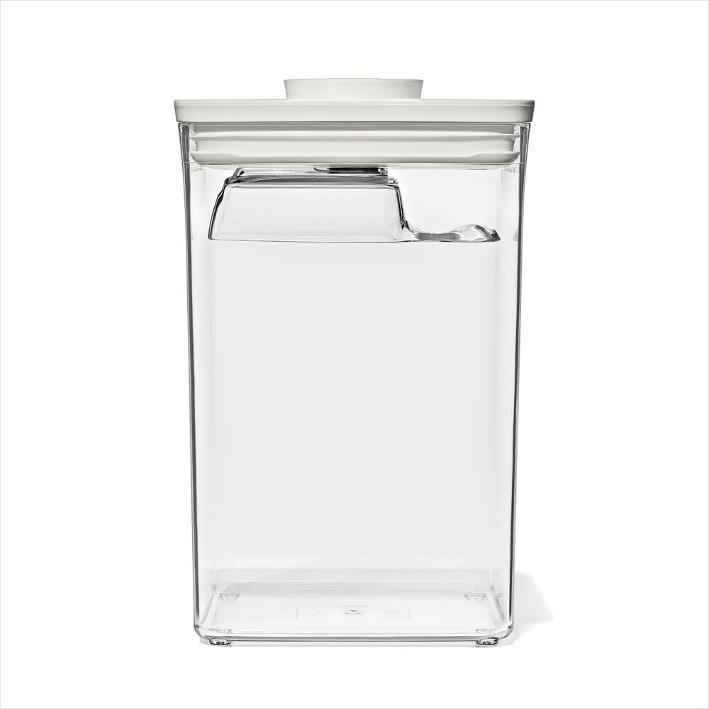 OXO Pet POP Container with Scoop — Big Square Medium — 4.4 Qt/4.2 L M6
