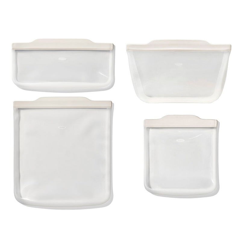 Silicone Bags Bundle - Oat U1