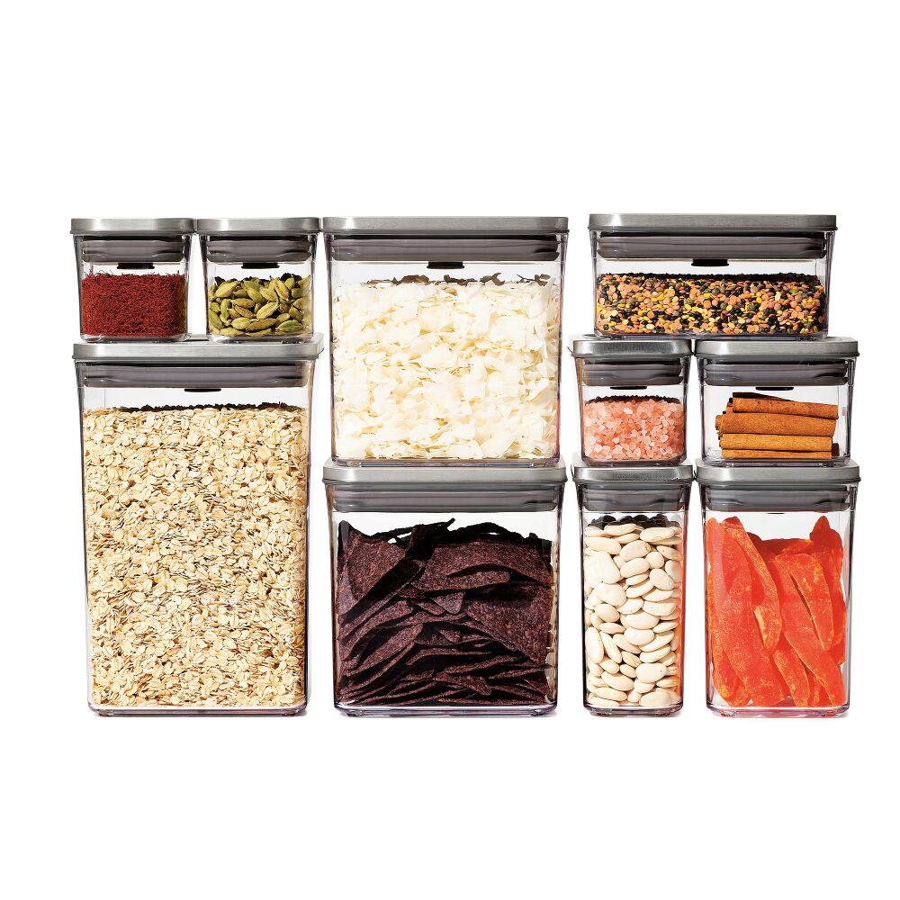 Steel 12-Piece POP Container Set W7