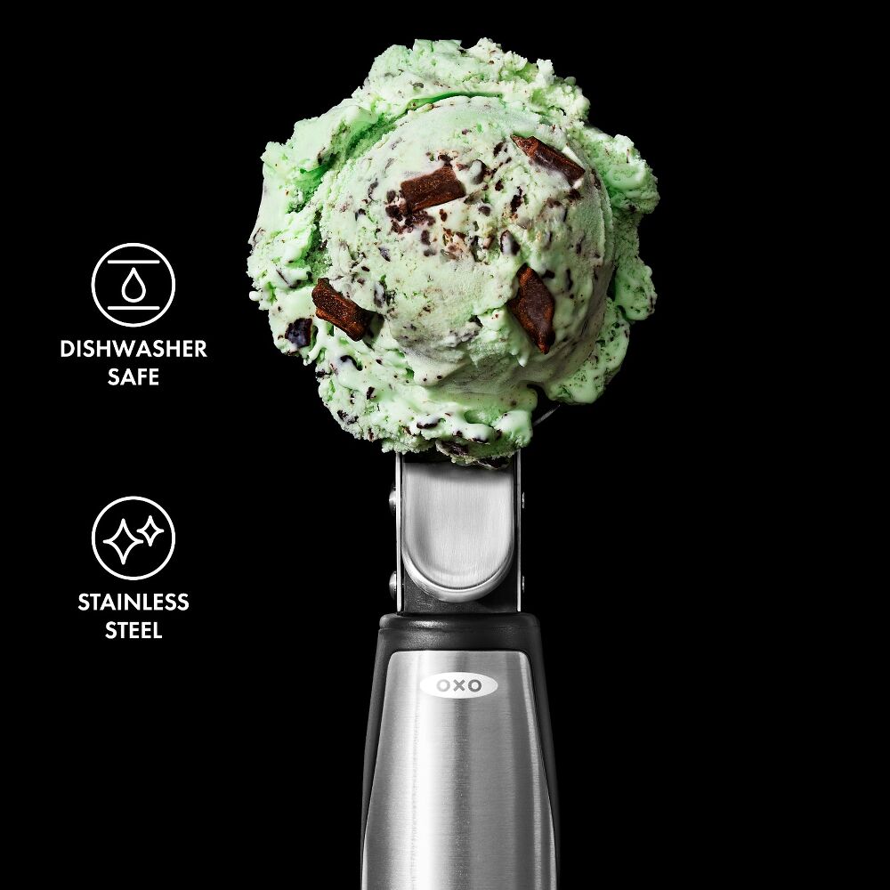 Steel Lever Ice Cream Scoop I1