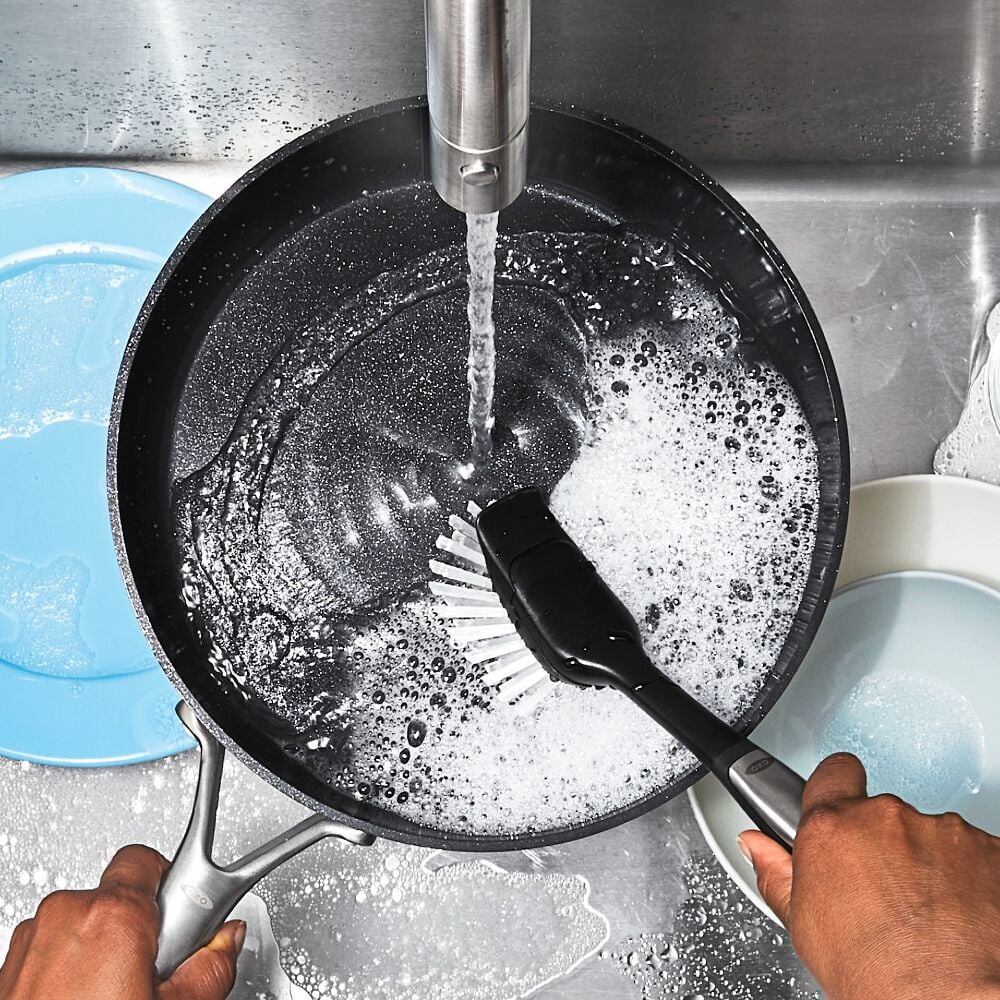 Steel Dish Brush with Replaceable Head V7