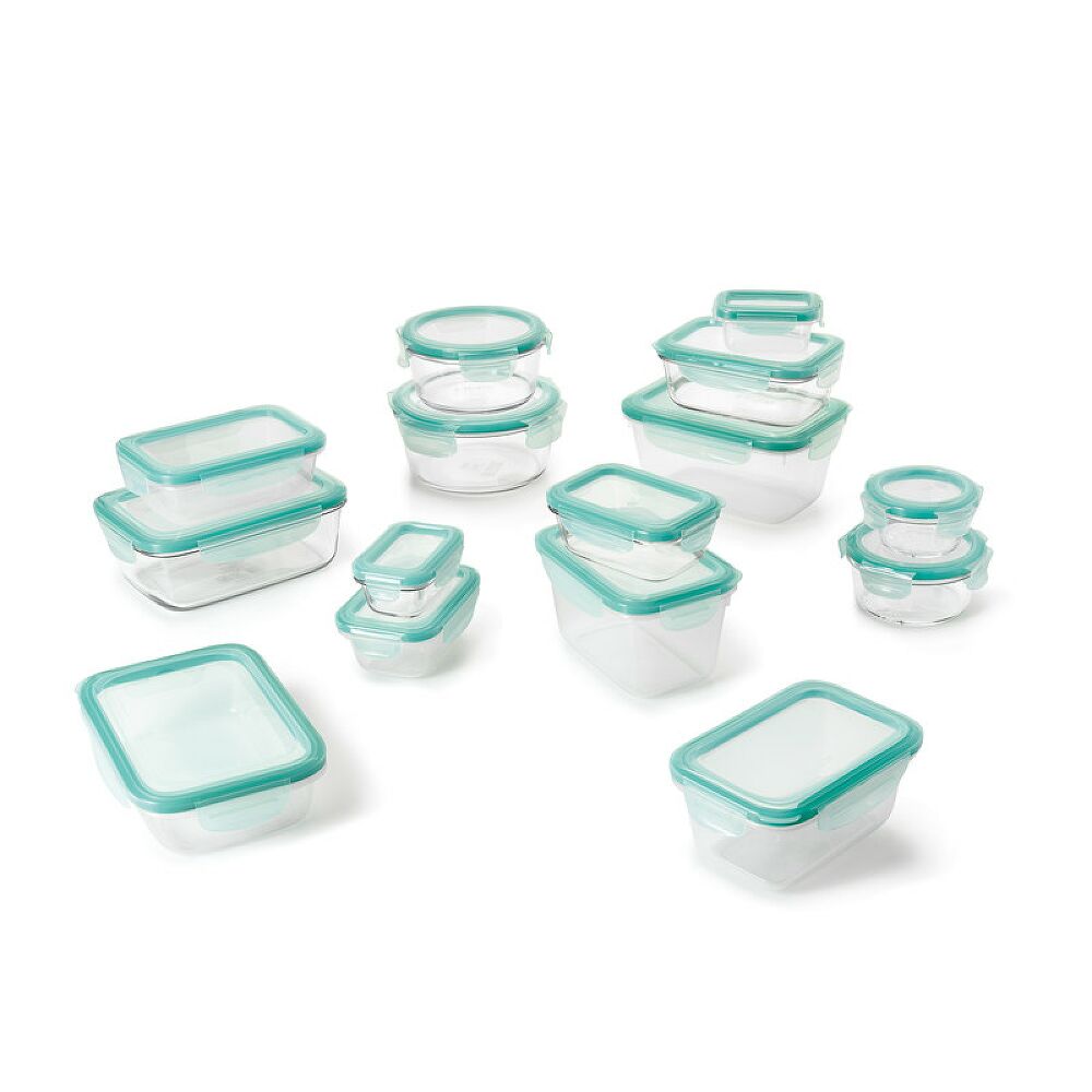 OXO Good Grips 30 Piece Smart Seal Glass & Plastic Container Set R5
