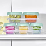 12-Piece Baby Blocks Food Storage Container Set - Opal C8