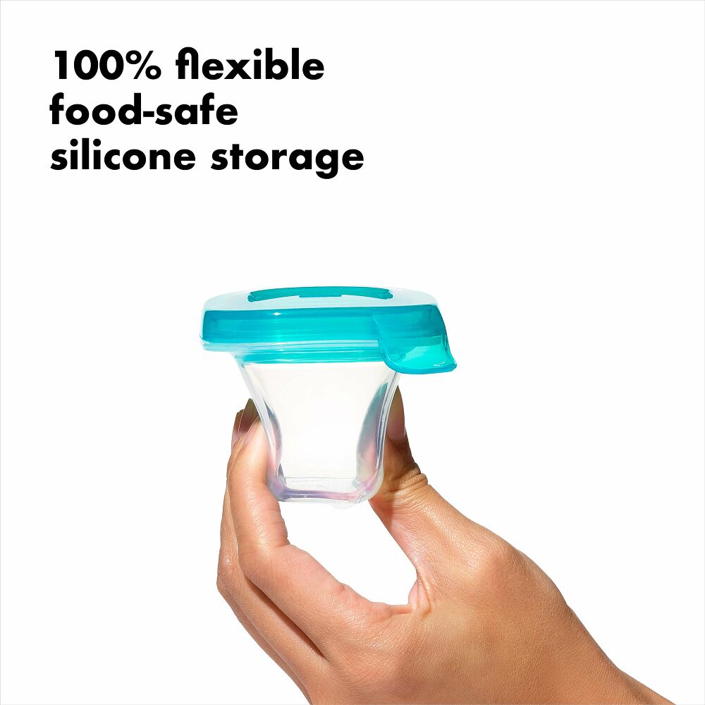 2 oz Baby Blocks™ Silicone Freezer Storage Containers H8