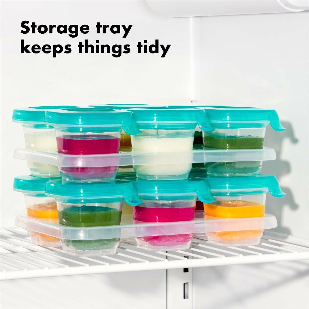 2 oz Baby Blocks™ Silicone Freezer Storage Containers H8