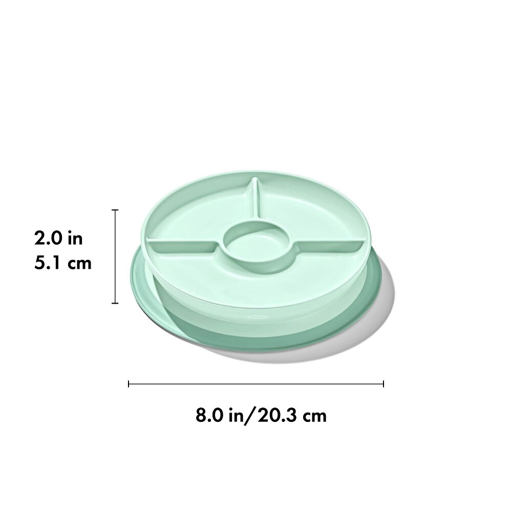 Stick & Stay Suction Divided Plate I0