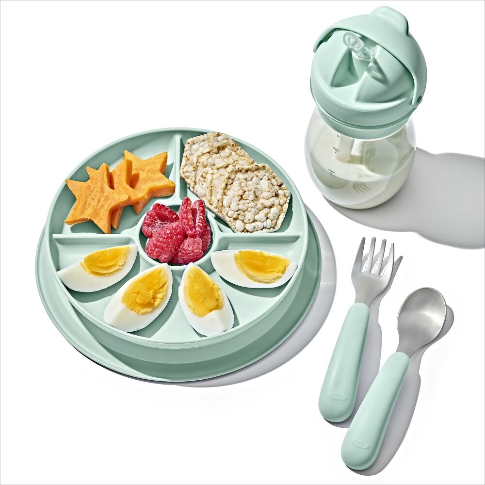Stick & Stay Suction Divided Plate I0