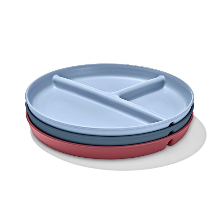 Stackable Divided Plates Set - 3 Pack K4