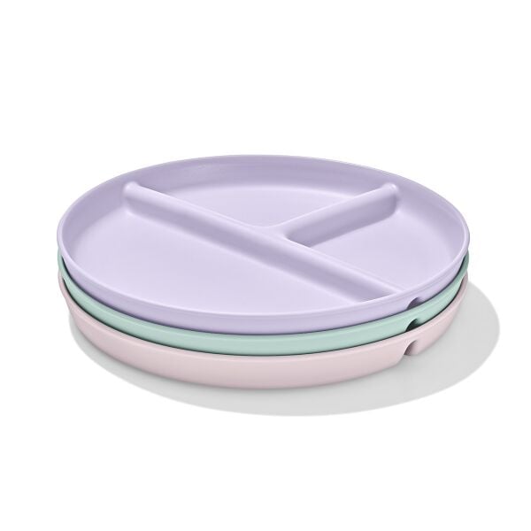 Stackable Divided Plates Set - 3 Pack K4