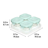 Glass Baby Blocks Food Storage Containers (4 oz) - Opal I3