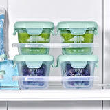 Glass Baby Blocks Food Storage Containers (4 oz) - Opal I3
