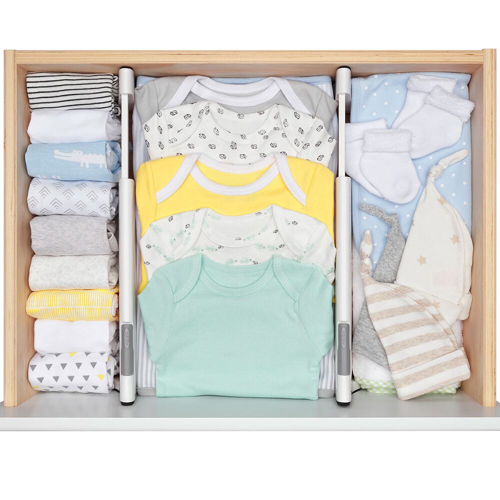 OXO TOT Expandable Dresser Drawer Divider - 4 Pack E9